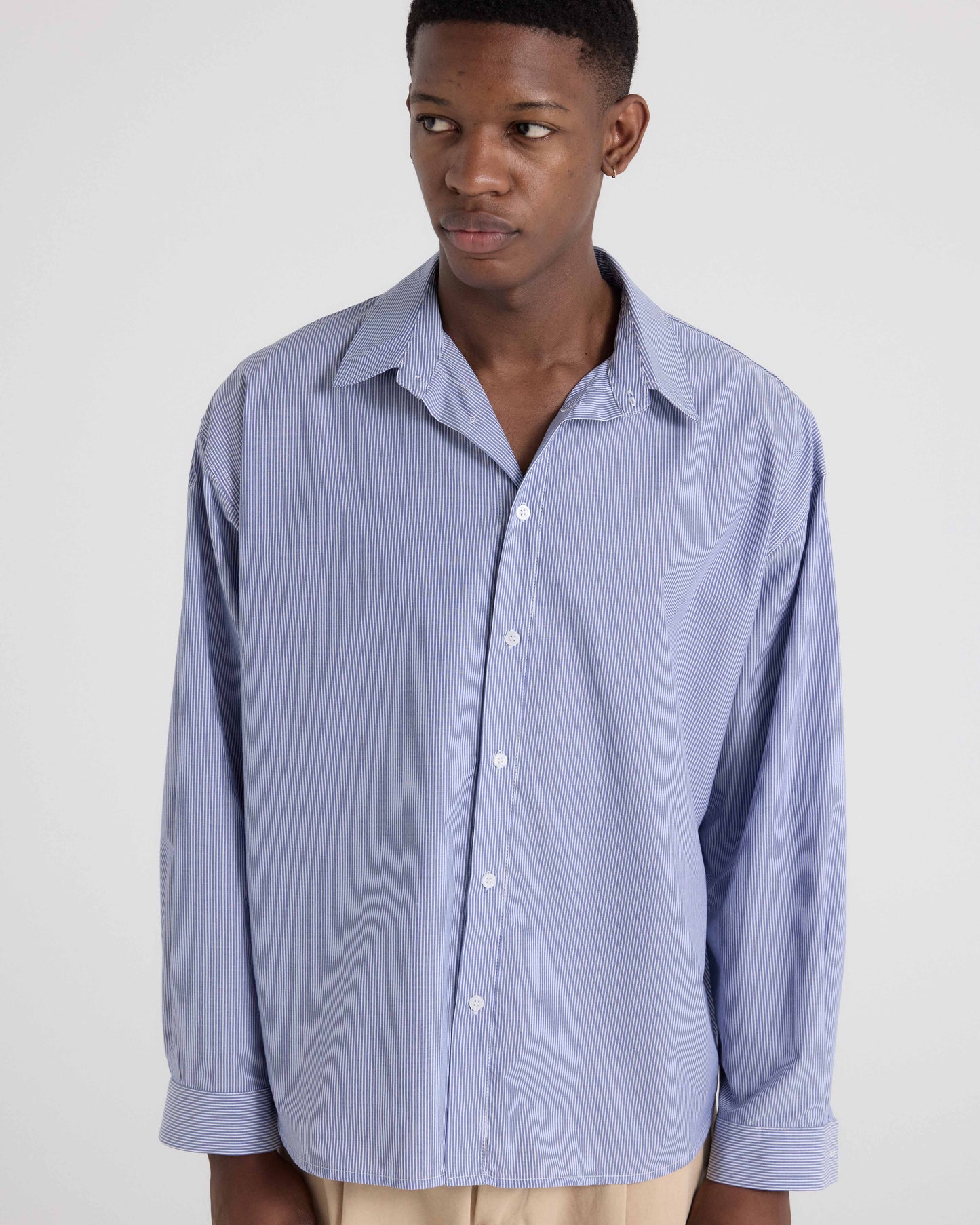 Executive Shirt - Blue/White Stripe