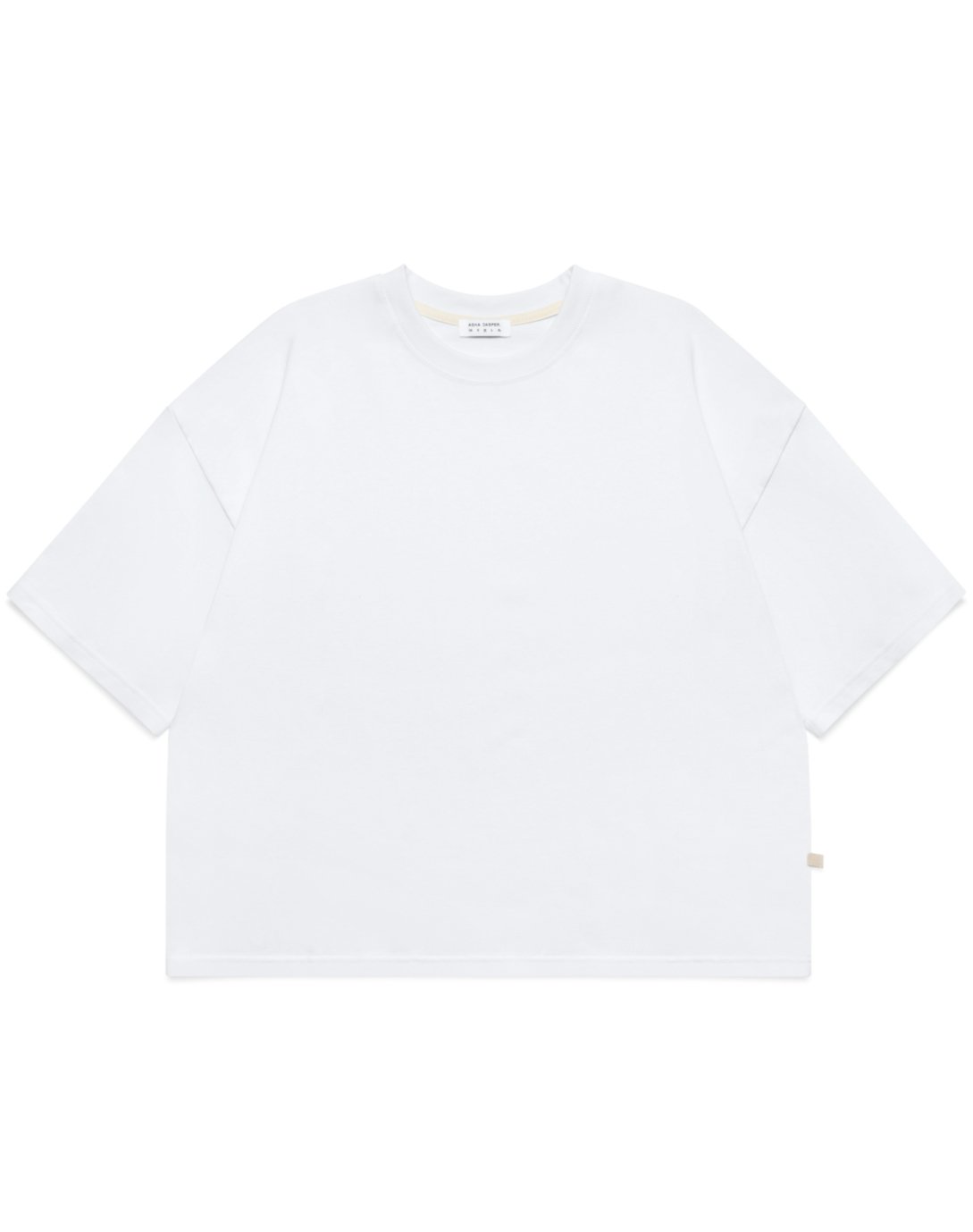 Heavyweight Essential T-Shirt. White - ASHA JASPER.