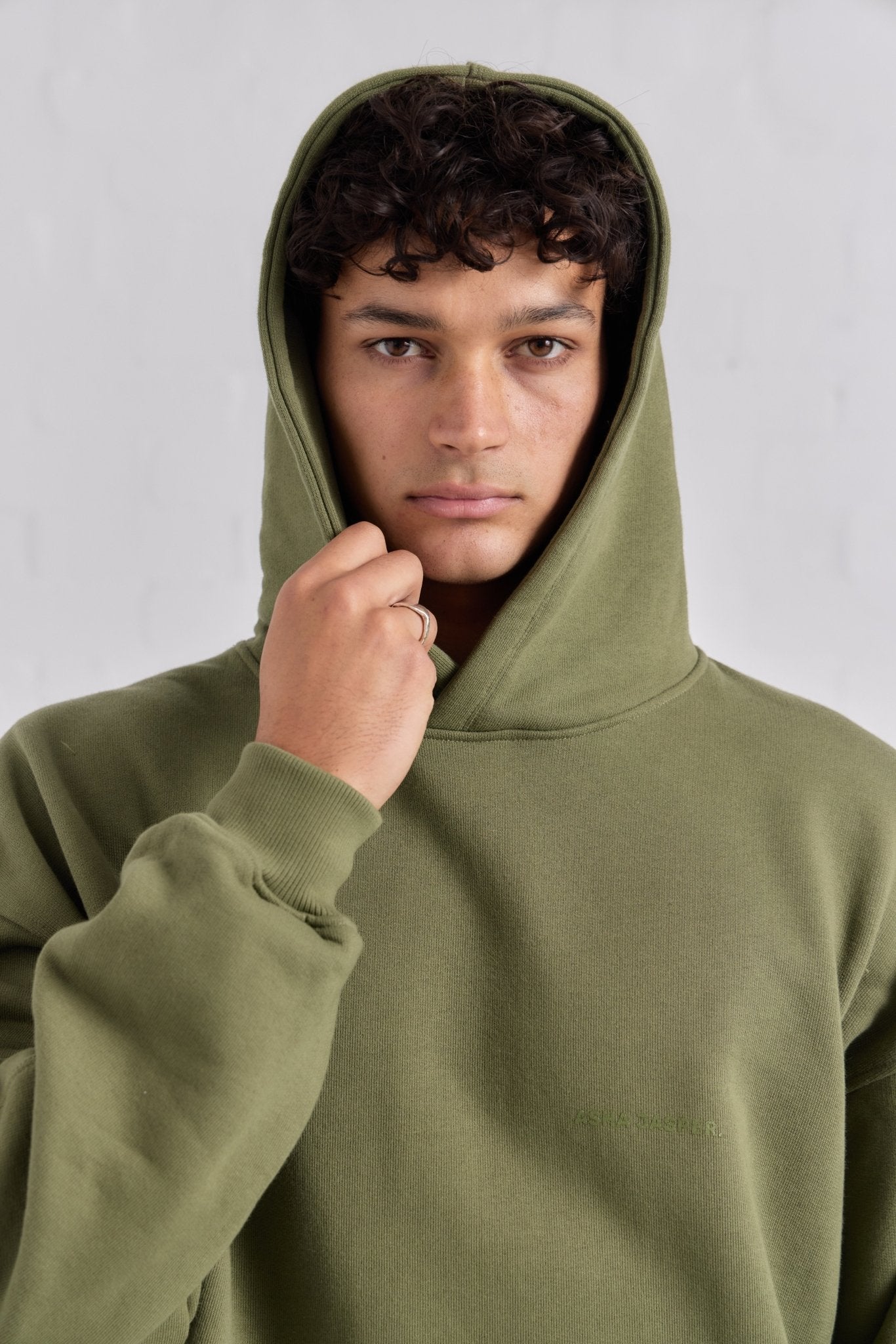 Logo Hoodie. Moss - ASHA JASPER.